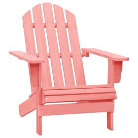 dārza krēsls, egles masīvkoks, rozā