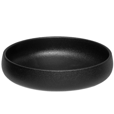 Šķīvis Maku keramikas melns d15xh3cm