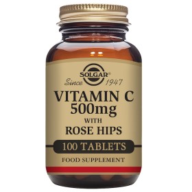 Solgar Vitamin C Rose Hips 500mg 100 Tablets