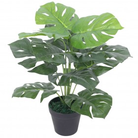 mākslīgais augs, paparde ar podiņu, 45 cm, zaļa