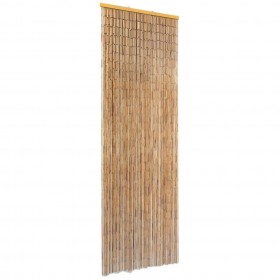 kukaiņu aizkars durvīm, 56x185 cm, bambuss
