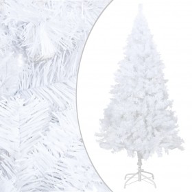 mākslīgā Ziemassvētku egle, biezi zari, balta, 150 cm, PVC
