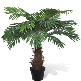 Mākslīgais Cīkas palmas koks ar podu, 80 cm