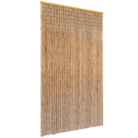 kukaiņu aizkars durvīm, 120x220 cm, bambuss