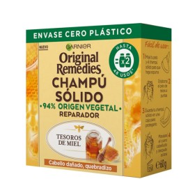 Garnier Original Remedies Champú Sólido Cabello Dañado Quebradizo 60g