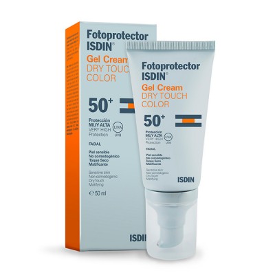 Isdin Sunscreen Spf 50+ Gel Cream Dry Touch Color 50ml