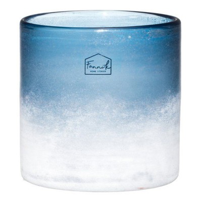 Svečturis Fanni K stikla Frost 12cm zils