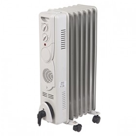 Eļļas radiators Comfort ar vent.1500W