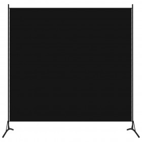 1-paneļa istabas aizslietnis, melns, 175x180 cm