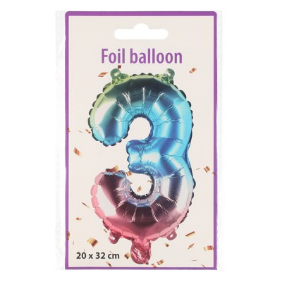 Baloni Folija Festi cipars 3