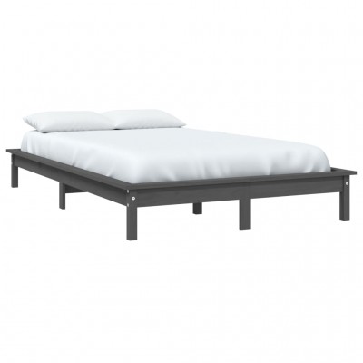 gultas rāmis ar nojumi, balts, 100x200 cm, metāls