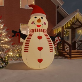 piepūšams sniegavīrs, LED, 460 cm