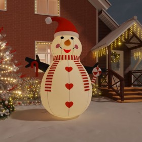 piepūšams sniegavīrs, LED, 360 cm