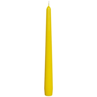 Galda svece 245/24mm 7.5h Yellow