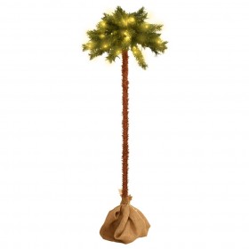 mākslīgā palma ar LED, 120 cm