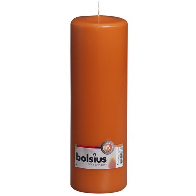 Svece stabs Bolsius oranžaa 7.8x25cm