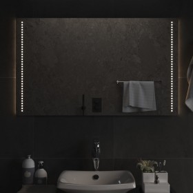 vannasistabas spogulis ar LED, 100x60 cm