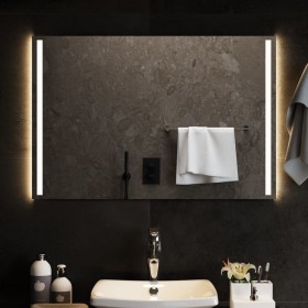 vannasistabas spogulis ar LED, 90x60 cm