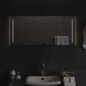 vannasistabas spogulis ar LED, 90x40 cm