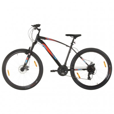 kalnu velosipēds, 21 ātrums, 29'', 48 cm rāmis, melns