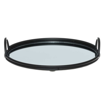 Svečturis-paliknis 4Living spogulis apaļš 30x30x6cm