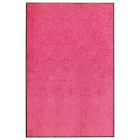 durvju paklājs, mazgājams, rozā, 120x180 cm