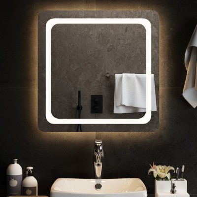 vannasistabas spogulis ar LED, 60x60 cm