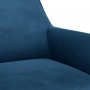 grozāmi virtuves krēsli, 6 gab., zils samts