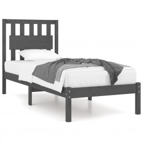 vidaXL gultas rāmis, 135x190 cm, balta un melna mākslīgā āda