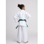 Детское кимоно для дзюдо IPPON GEAR NXT (белое с черной вышивкой на плечах)