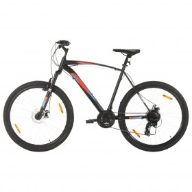 kalnu velosipēds, 21 ātrums, 29'', 53 cm rāmis, melns