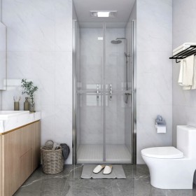 dušas durvis, 101x190 cm, ESG, caurspīdīgas
