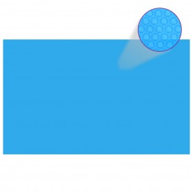 Baseina pārklājs, 260x160 cm, taisnsūra forma, zils PE