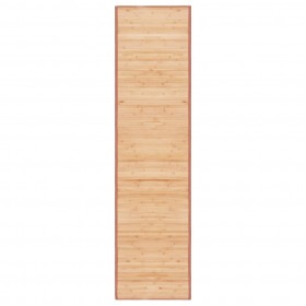 paklājs, bambuss, 80x300 cm, brūns