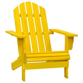 dārza krēsls, egles masīvkoks, dzeltens