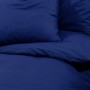 gultasveļas komplekts, tumši zils, 200x200 cm, kokvilna